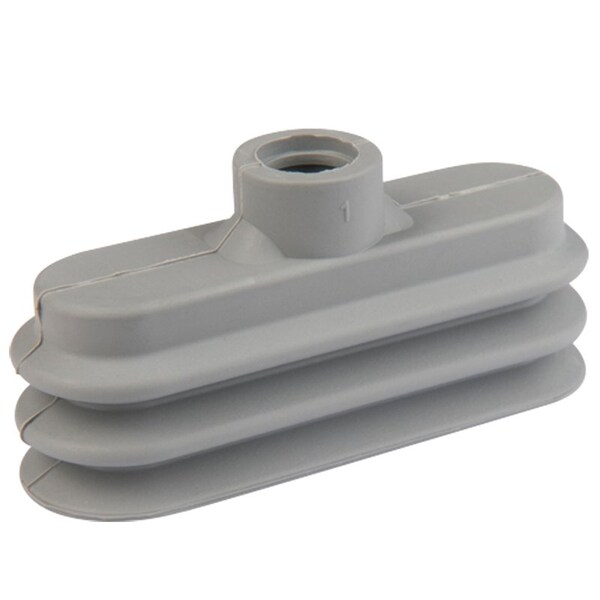 Fipa Oval vacuum cup 75x25 mm, NBR grey 138.75x25.004.1 - main